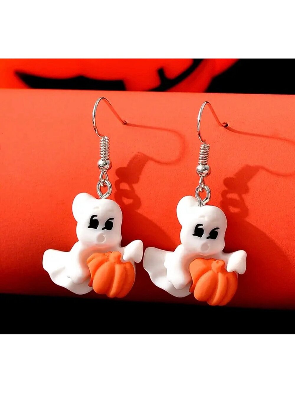 New - *Halloween* - Cute Ghost Shaped Dangle Earrings